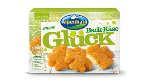 Packshot Alpenhain Back-Käse Glück