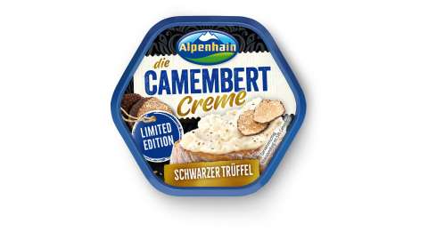 Alpenhain Camembert Creme Schwarzer Trüffel Packshot