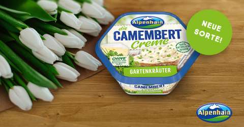 Alpenhain Camembert Creme neue Sorte Gartenkräuter