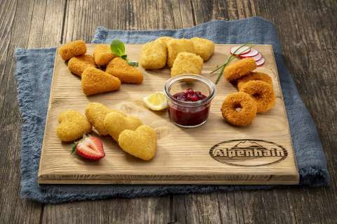 Alpenhain Snackteller mit Käsesnacks