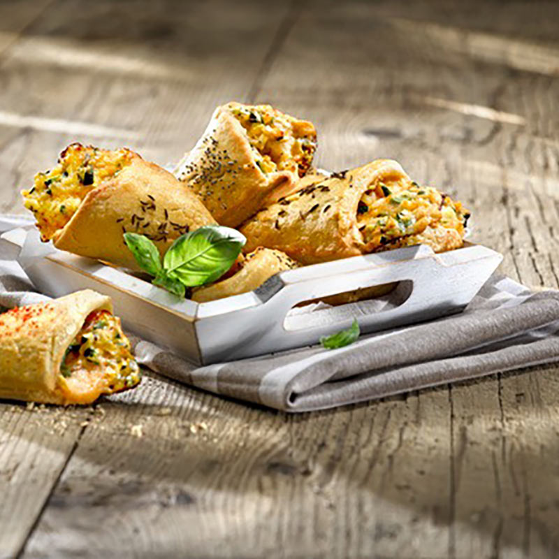 Teigtaschen mit Obazda