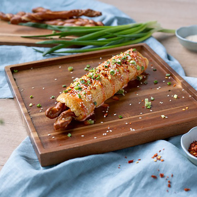 Bayrische Hashimaki-Spieße mit Obazda