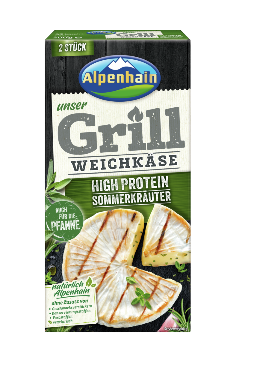 Alpenhain Grill Weichkäse High Protein Sommerkräuter
