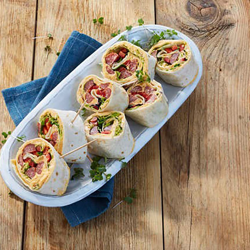 Bayerischer Wrap mit Obazda