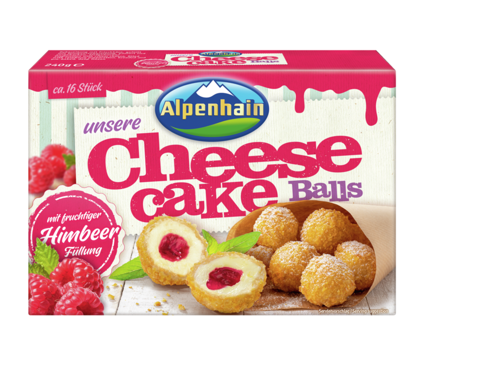 TK Alpenhain Cheesecake Balls Himbeere