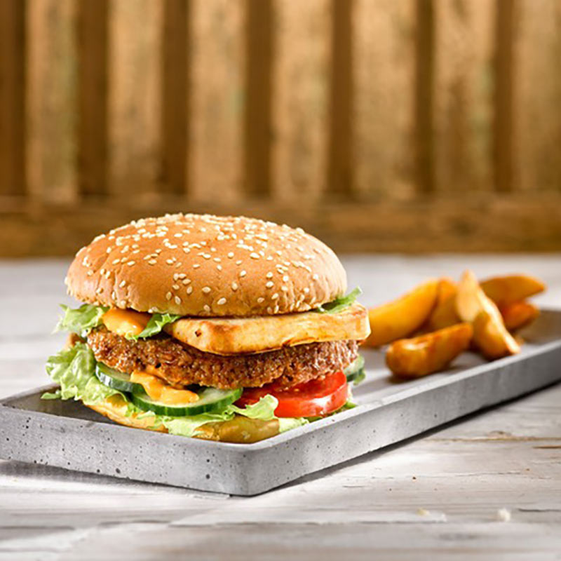 Beefburger mit Grill Käsegenuss