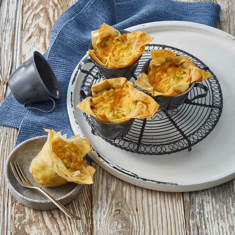 Tassenstrudel mit Obazda