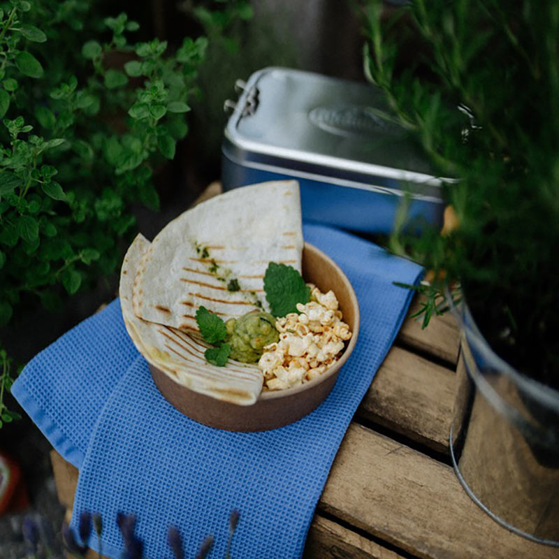 Quesadilla mit Grill Camembert