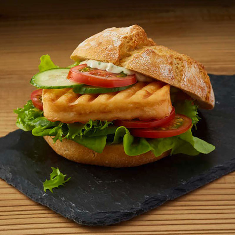 Semmel mit Grill Käsegenuss